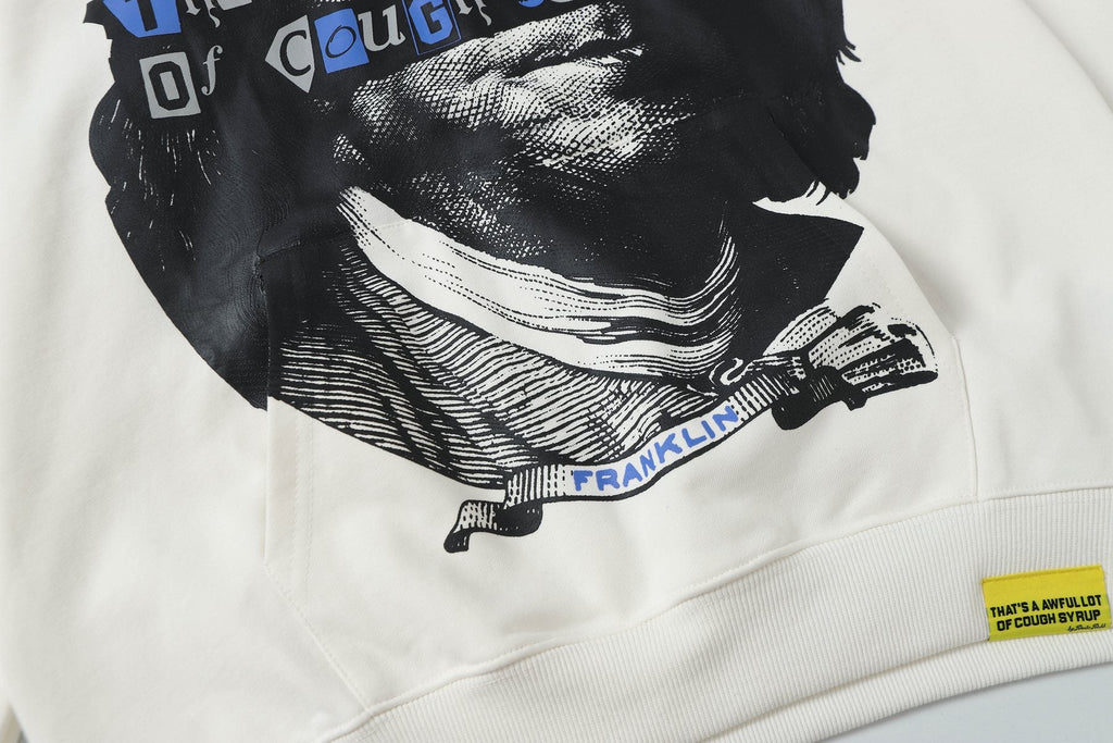 THAT'S A AWFUL LOT OF COUGH SYRUP Rising Star Graphic Hoodie — detail