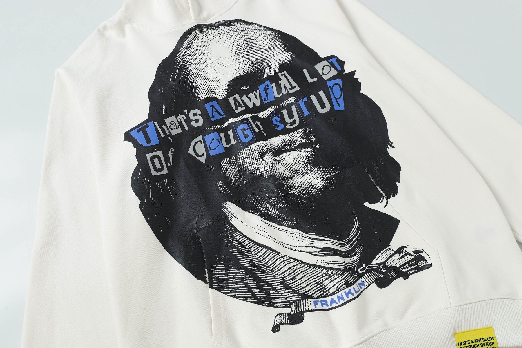 THAT'S A AWFUL LOT OF COUGH SYRUP Rising Star Graphic Hoodie — detail