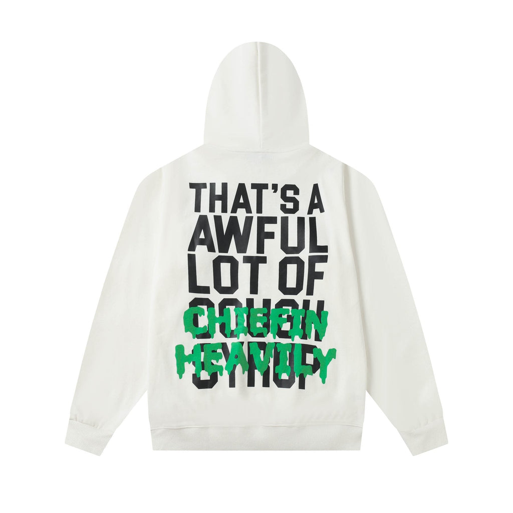 THAT'S A AWFUL LOT OF COUGH SYRUP Tomorrow Star Graphic Hoodie — back