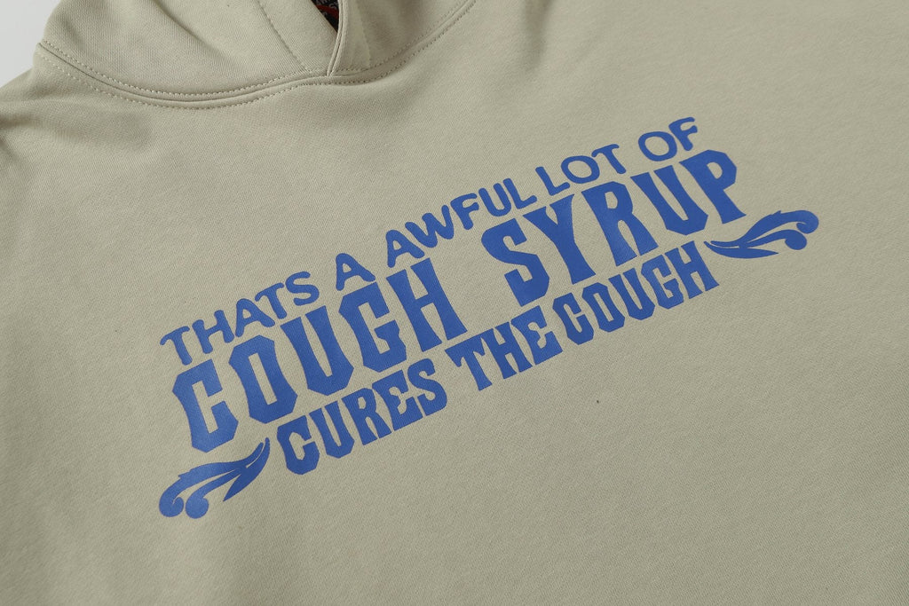 THAT'S A AWFUL LOT OF COUGH SYRUP Tomorrow's Star Graphic Hoodie — detail