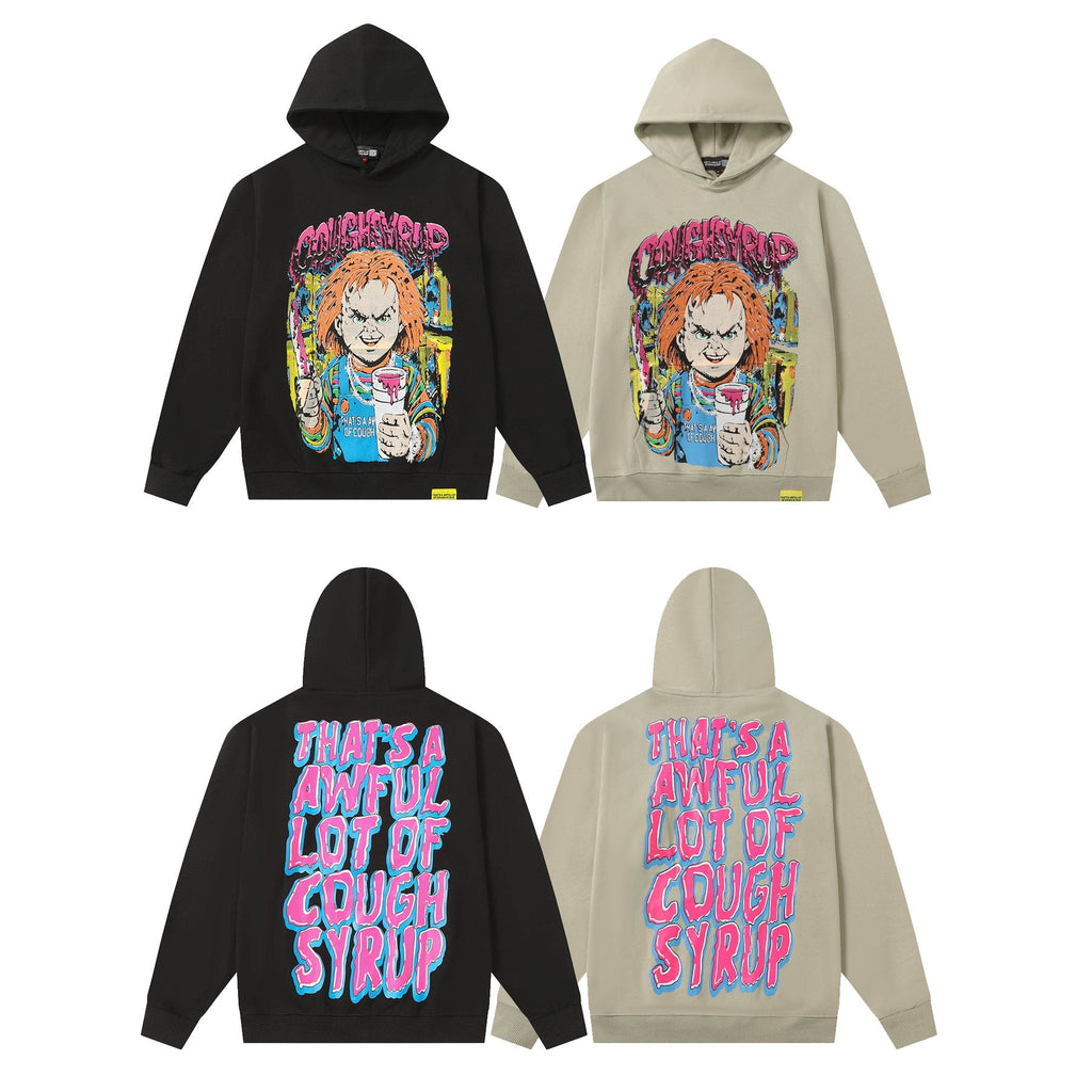 THAT'S A AWFUL LOT OF COUGH SYRUP Star Graphic Hoodie — comparison