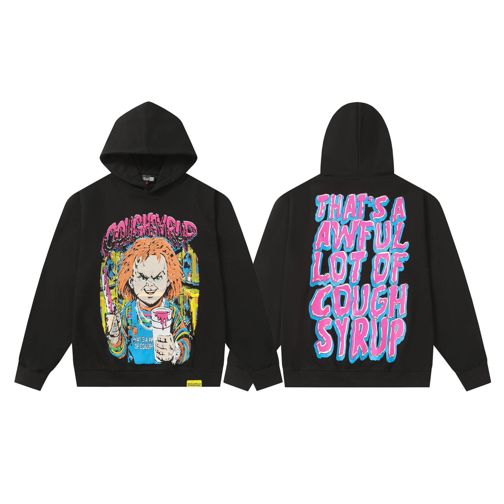 THAT'S A AWFUL LOT OF COUGH SYRUP Star Graphic Hoodie — front
