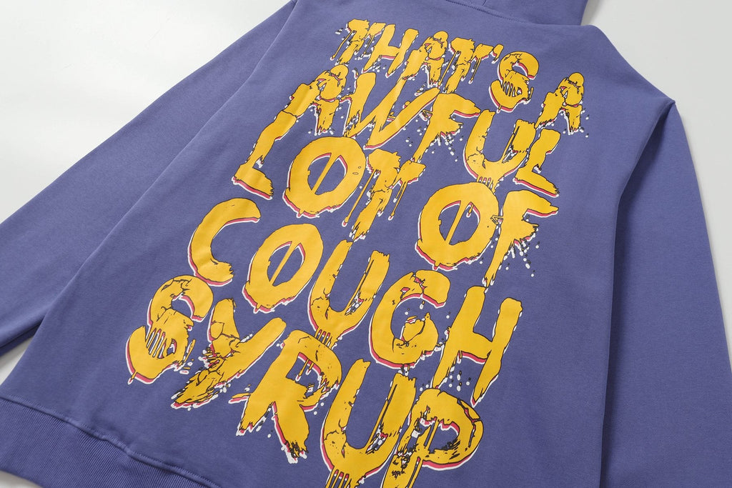THAT'S A AWFUL LOT OF COUGH SYRUP Tomorrow Star Graphic Hoodie — detail