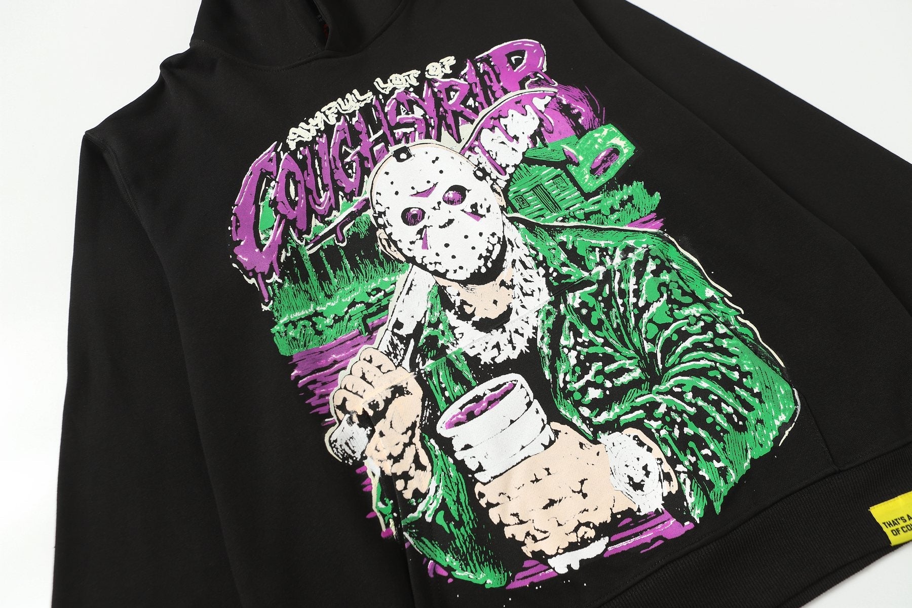 THAT'S A AWFUL LOT OF COUGH SYRUP Tomorrow Star Graphic Hoodie — detail