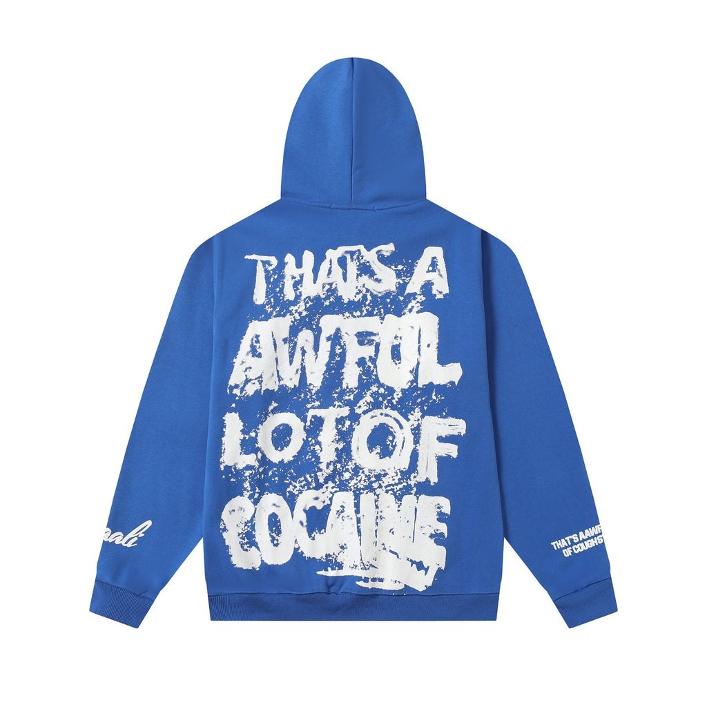 THAT'S A AWFUL LOT OF COUGH SYRUP Star Graphic Pullover Hoodie — back