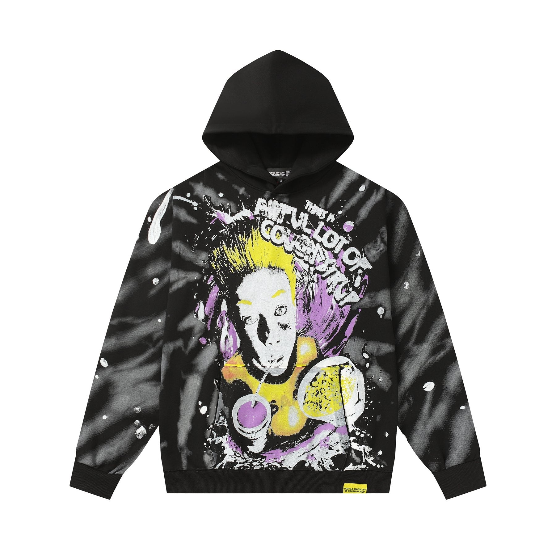 THAT'S A AWFUL LOT OF COUGH SYRUP Star Graphic Hoodie — front
