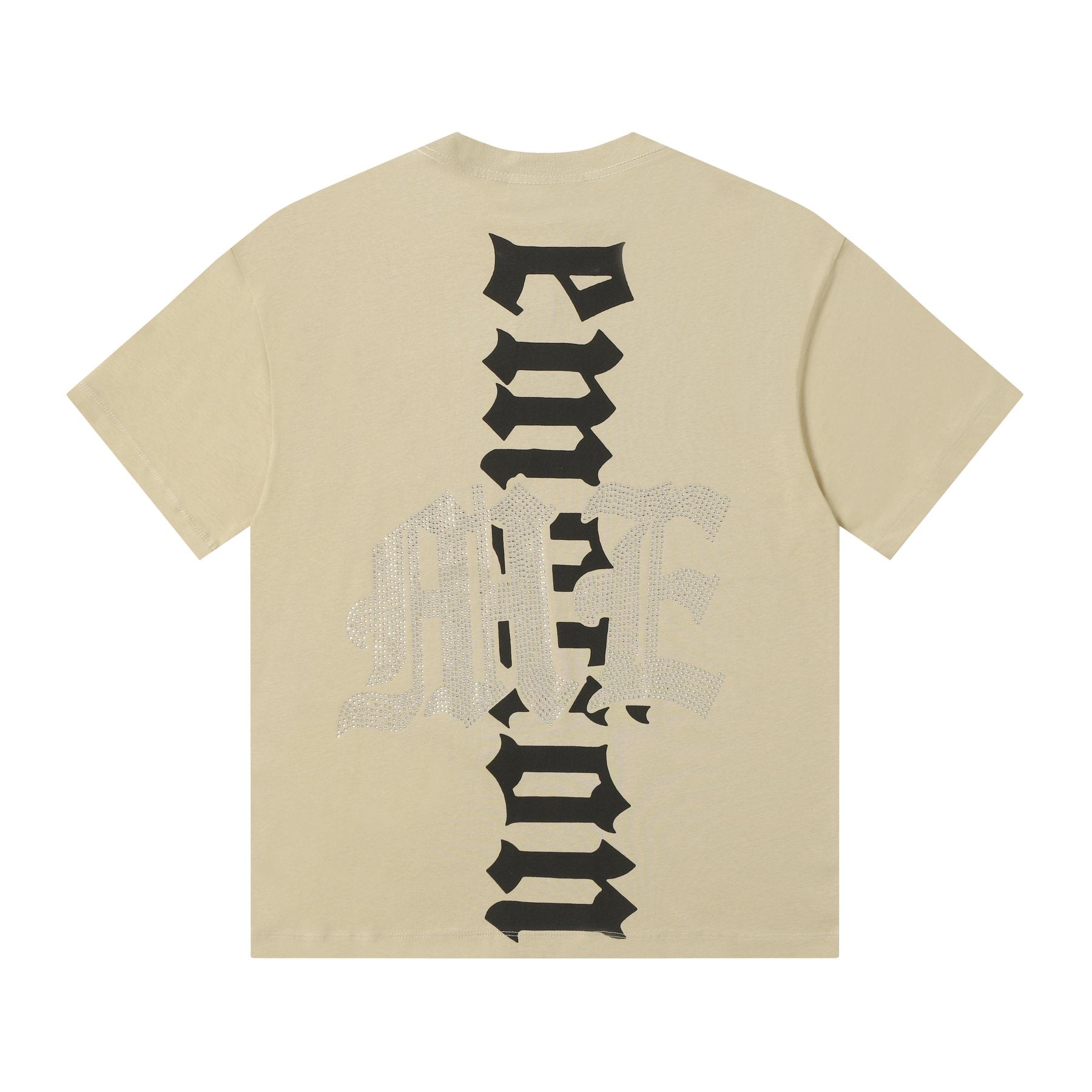 MIXED EMOTION Godspeed Rhinestone Graphic T-Shirt — back