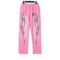 Hellstar Flame Graphic Sweatpants - Pink — hero