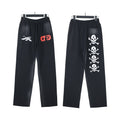 Hellstar Washed Skull Graphic Straight-Leg Sweatpants — hero