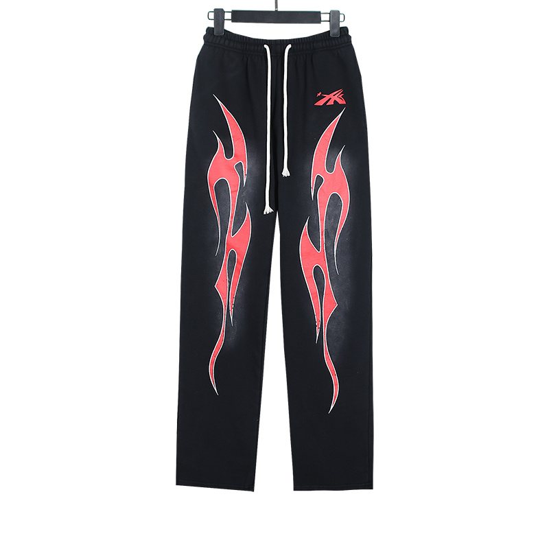 Hellstar Washed Black Graphic Hoodie & Sweatpants Set — front