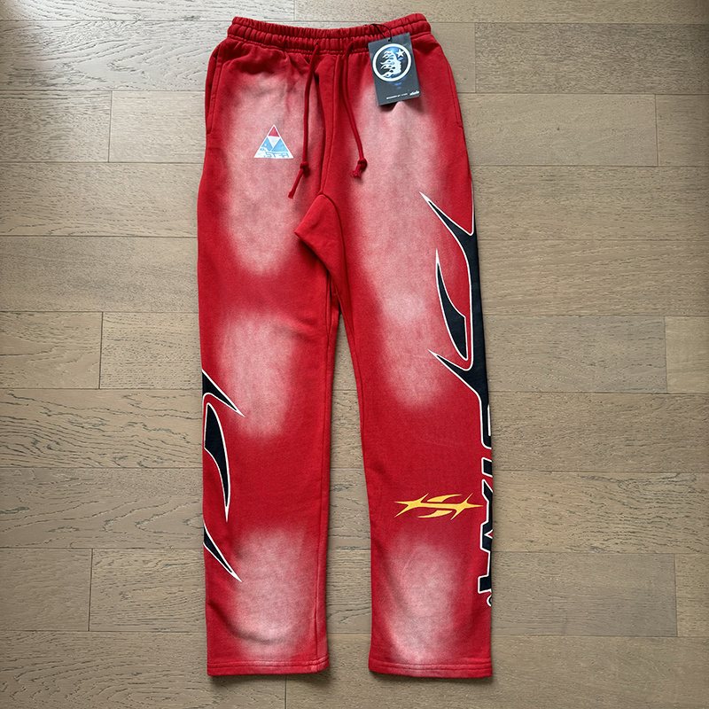 Hellstar Path to Paradise Washed Red Matching Set — front