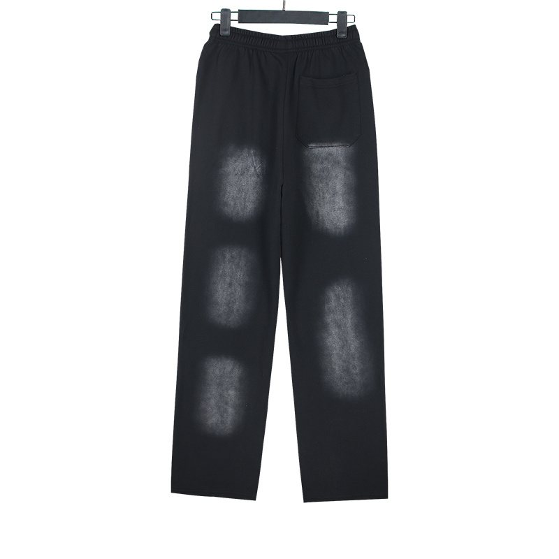 Hellstar Washed Black Logo Sweatpants — back