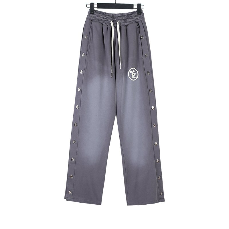 Hellstar Flame Logo Washed Sweatpants — front