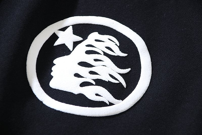 Hellstar School of Enlightenment Micro-Flare Sweatpants — detail