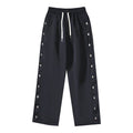 Hellstar Side Button Wide-Leg Pants - Black — hero
