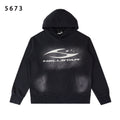 Hellstar Washed Black Graphic Hoodie — hero
