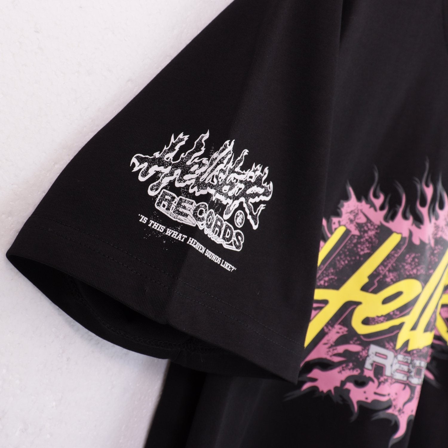 Hellstar Records Flame Graphic T-Shirt — detail