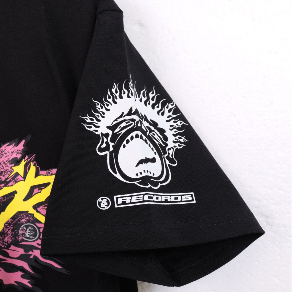 Hellstar Records Flame Graphic T-Shirt — detail