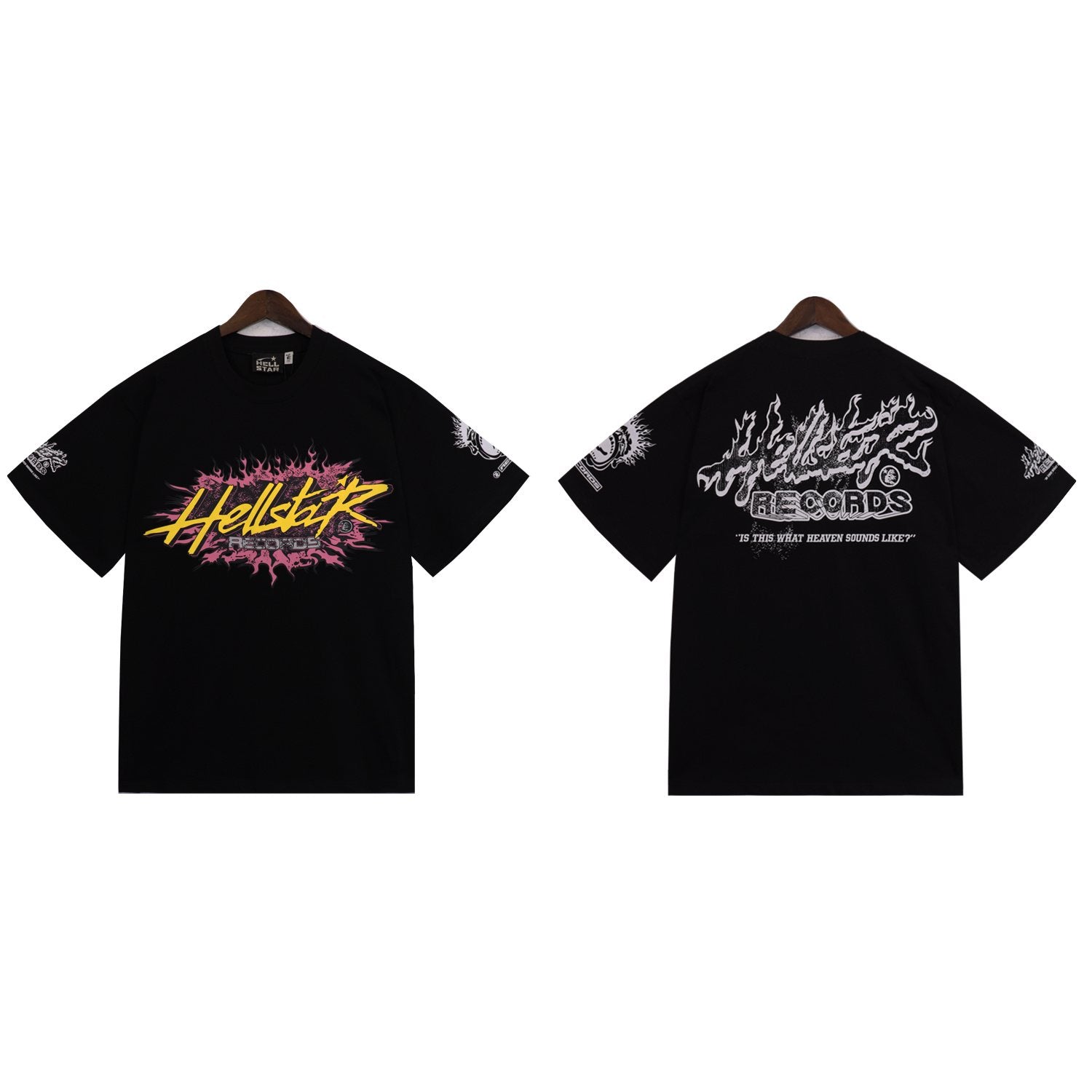 Hellstar Records Flame Graphic T-Shirt — hero