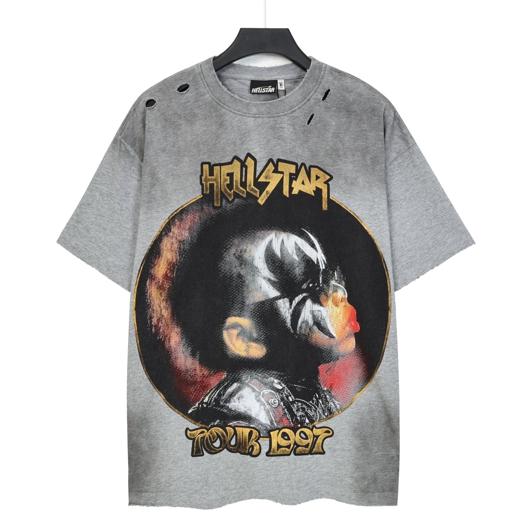 Hellstar Tour 1997 Distressed Graphic T-Shirt — front