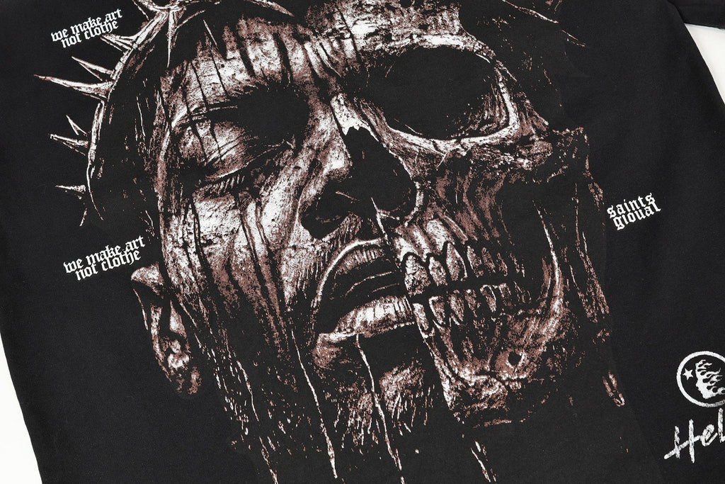 Hellstar Skull Crown Graphic T-Shirt — detail