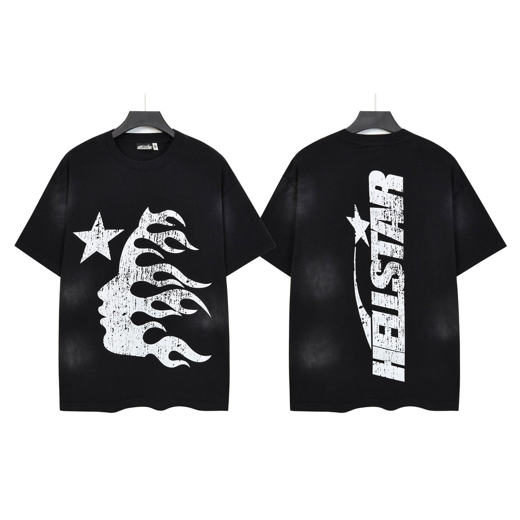 Hellstar Star Flame Face Graphic T-Shirt — hero