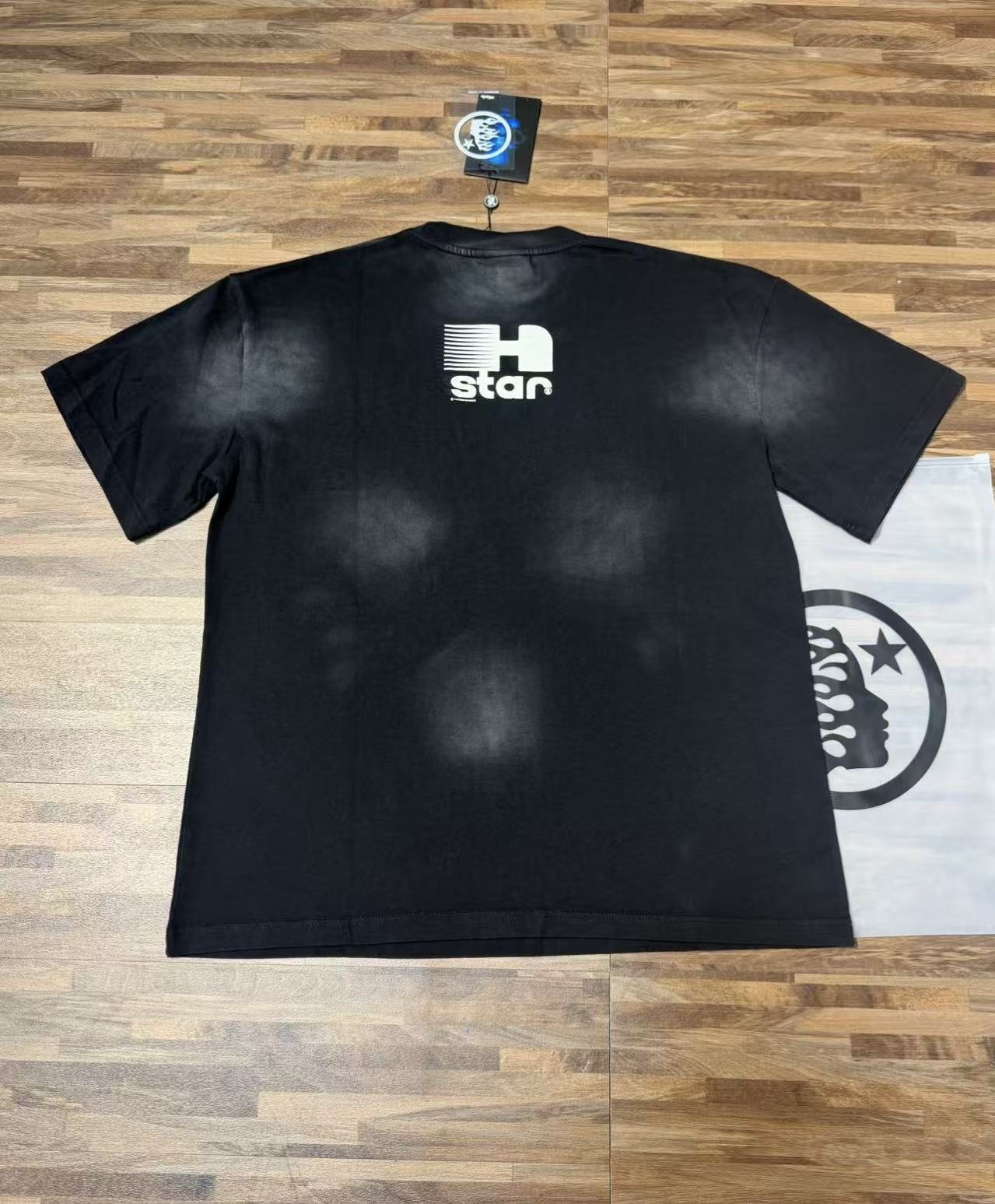 Hellstar White H Graphic Short-Sleeve T-Shirt — back