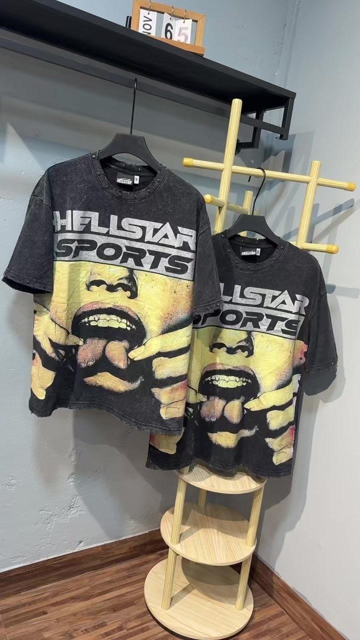 Hellstar Sports 88 Washed Graphic T-Shirt — context