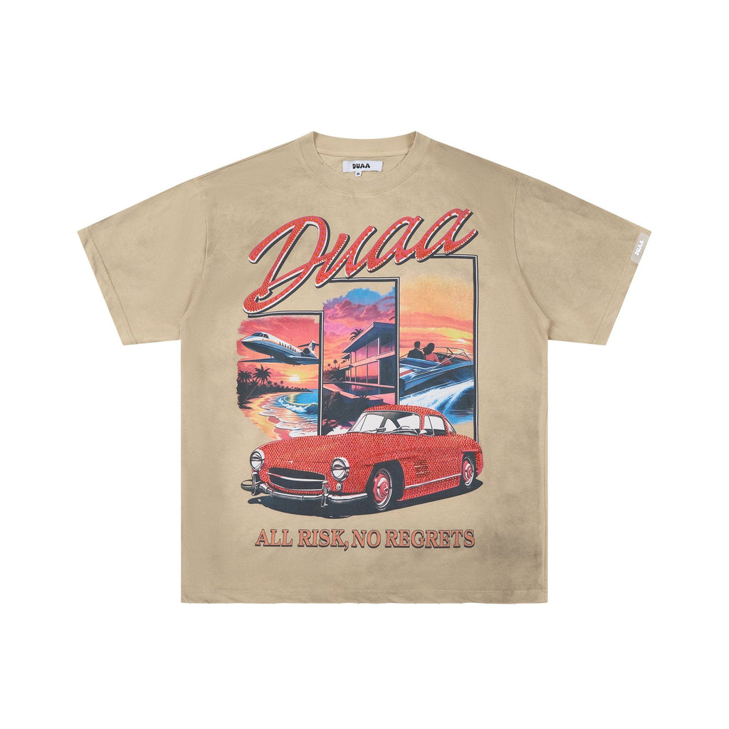 Rough Play All Risk Car Graphic Short-Sleeve T-Shirt — hero