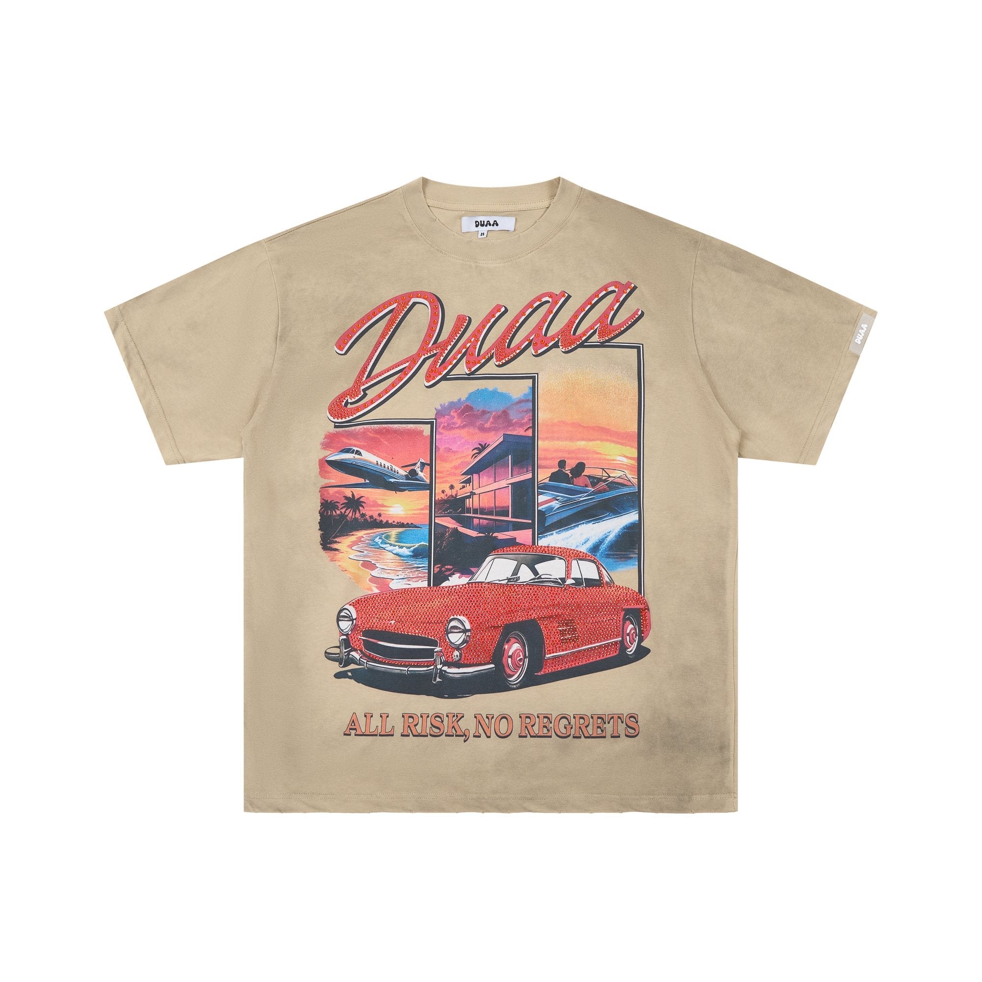 Rough Play All Risk Car Graphic Short-Sleeve T-Shirt — hero