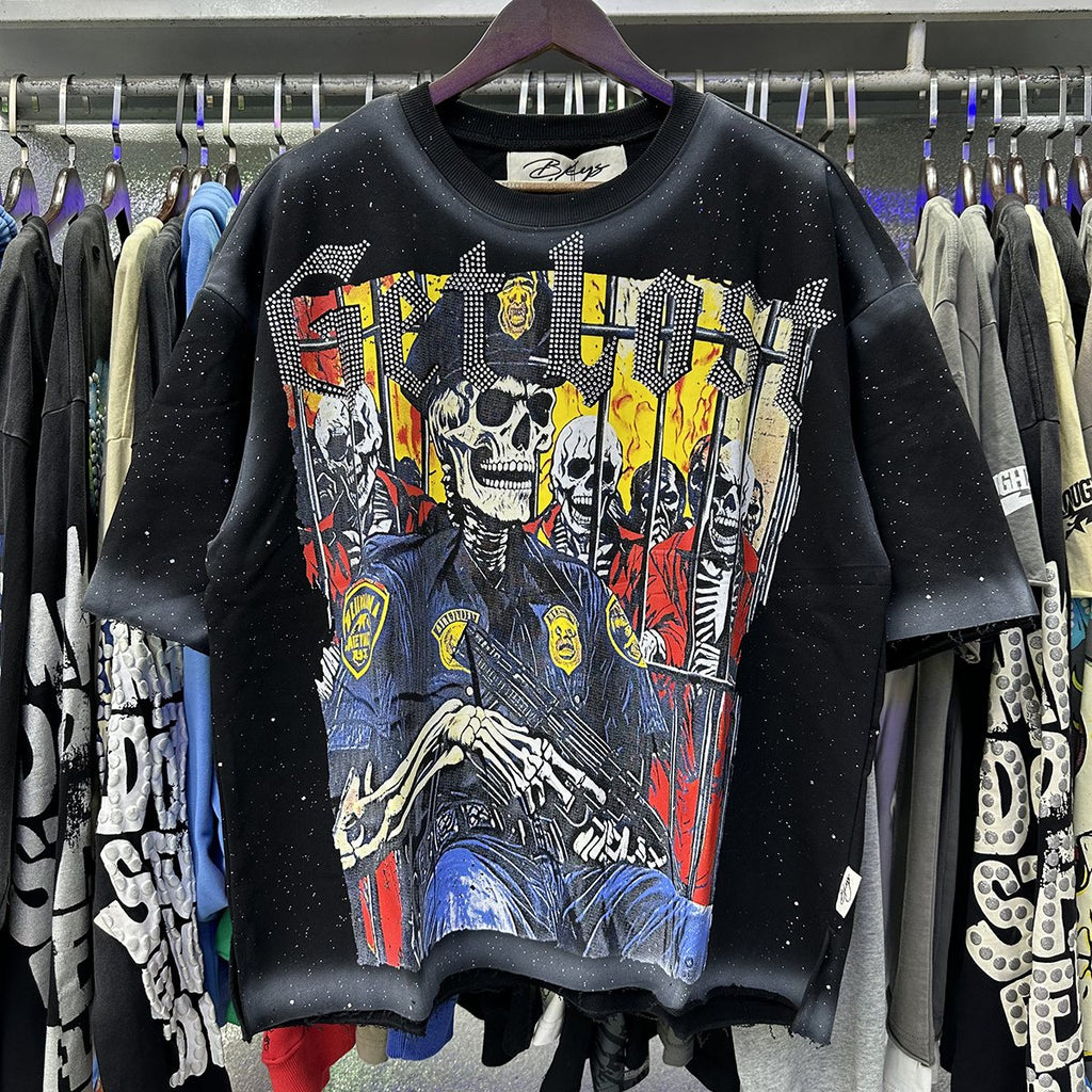 BKYS Revival Get Lost Skeleton Graphic T-Shirt — context