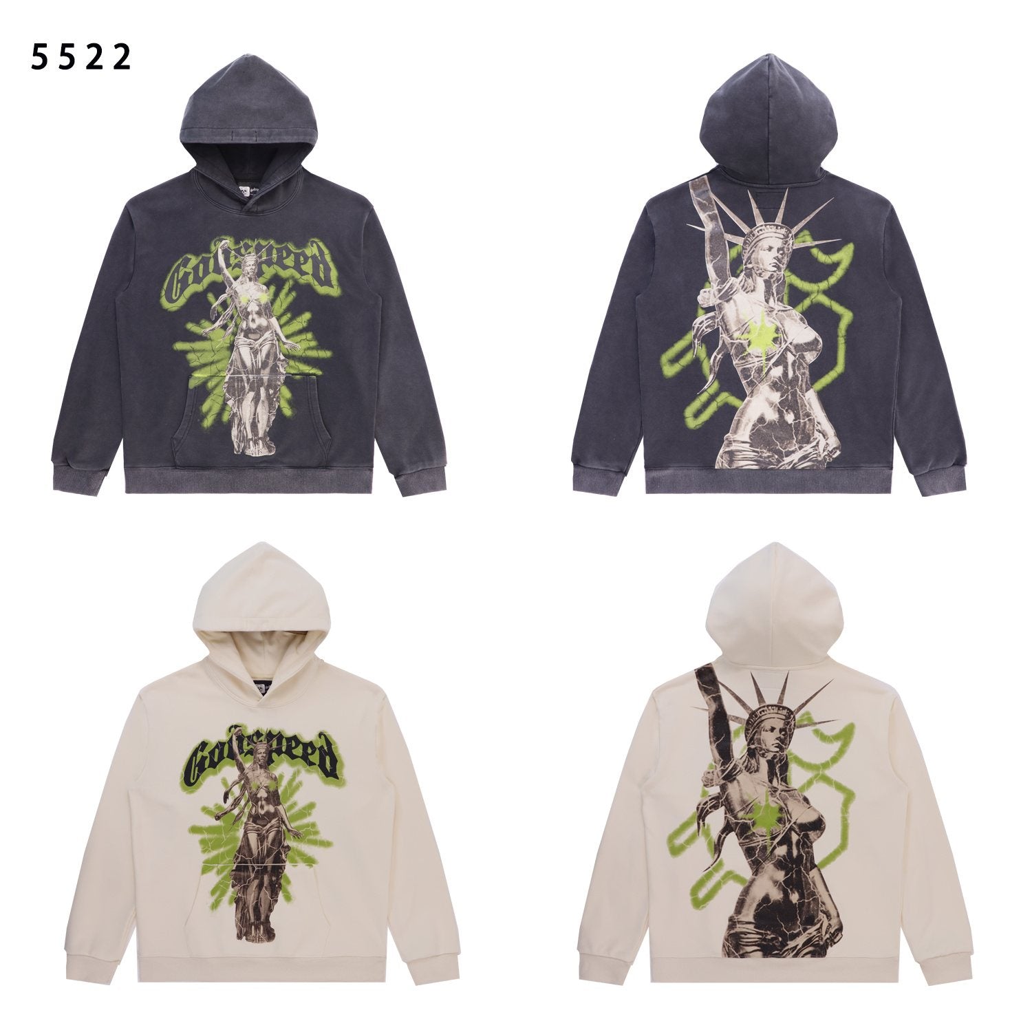 Godspeed Washed Graphic Hoodie — comparison