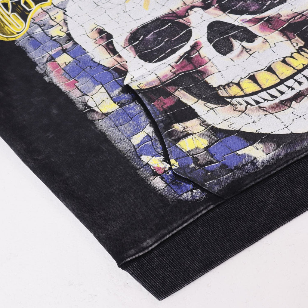 Godspeed Skull Sun Graphic Hoodie — detail