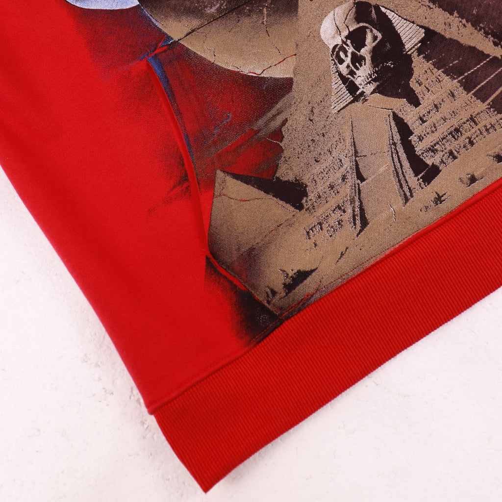 Godspeed Victory Toast Skull Graphic Hoodie — detail