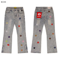 Godspeed Embroidered Flared Jeans — hero