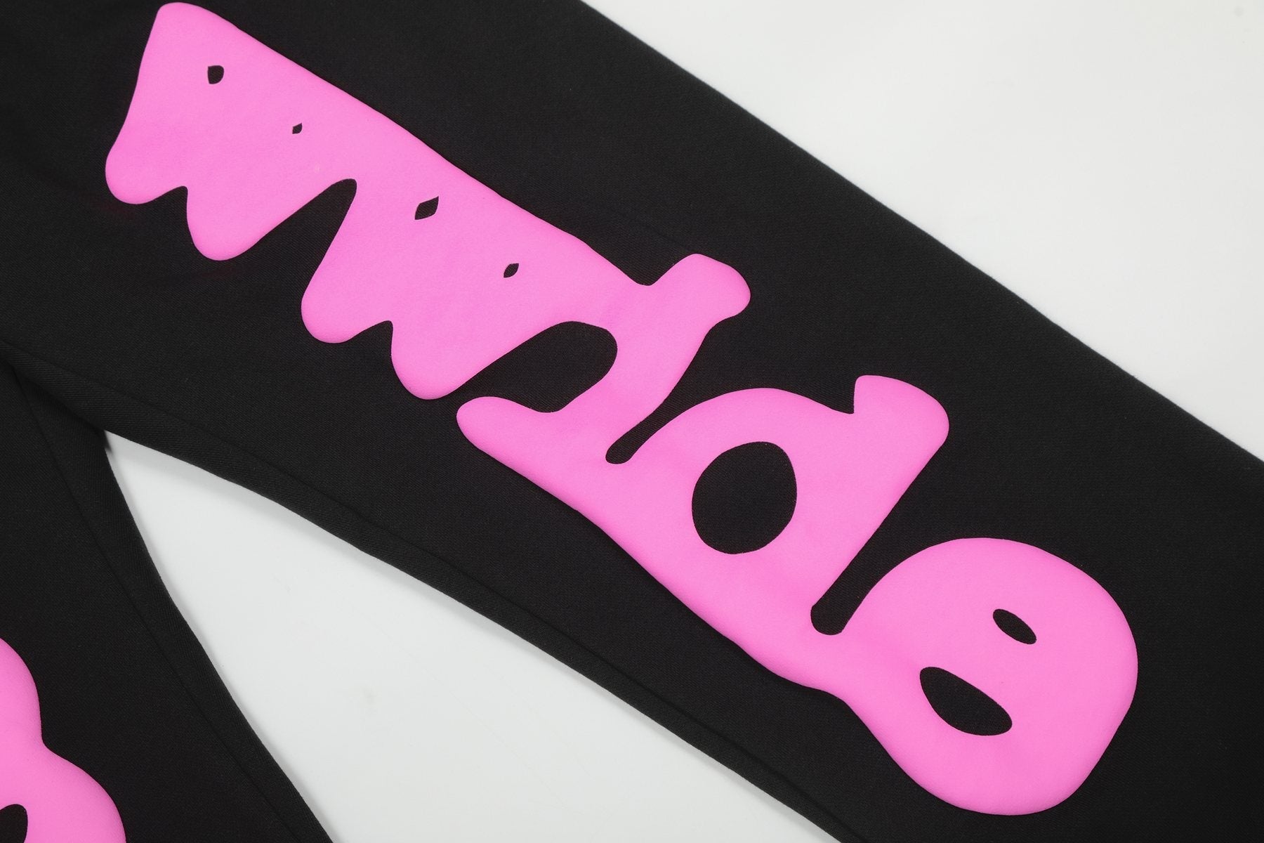 Sp5der Pink Star Graphic Matching Set - Black — detail