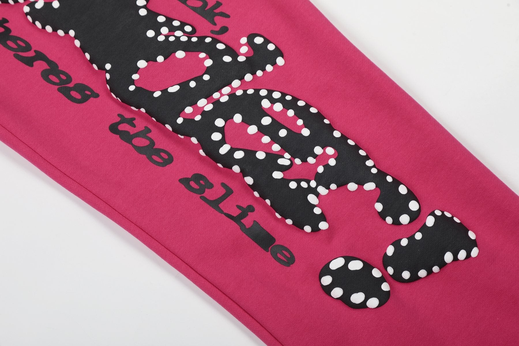 Sp5der Pink Spiderweb Graphic Matching Set — detail