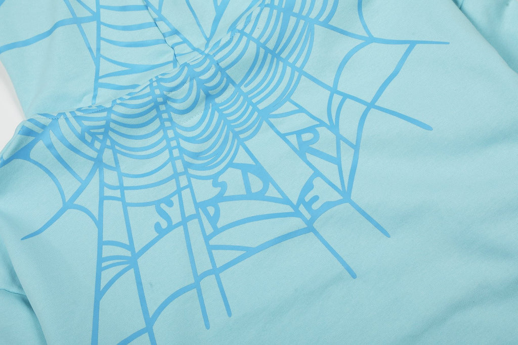 Sp5der Spiderweb Graphic Hoodie & Jogger Matching Set — detail