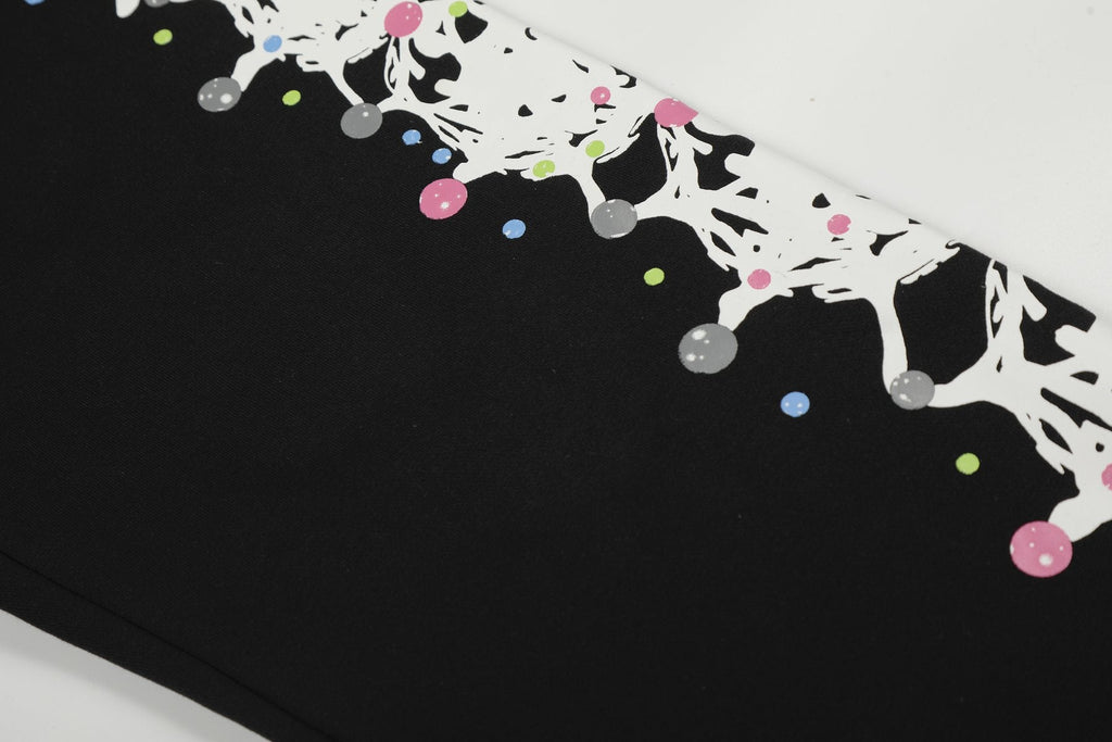 Sp5der Black Splatter Graphic Matching Set — detail
