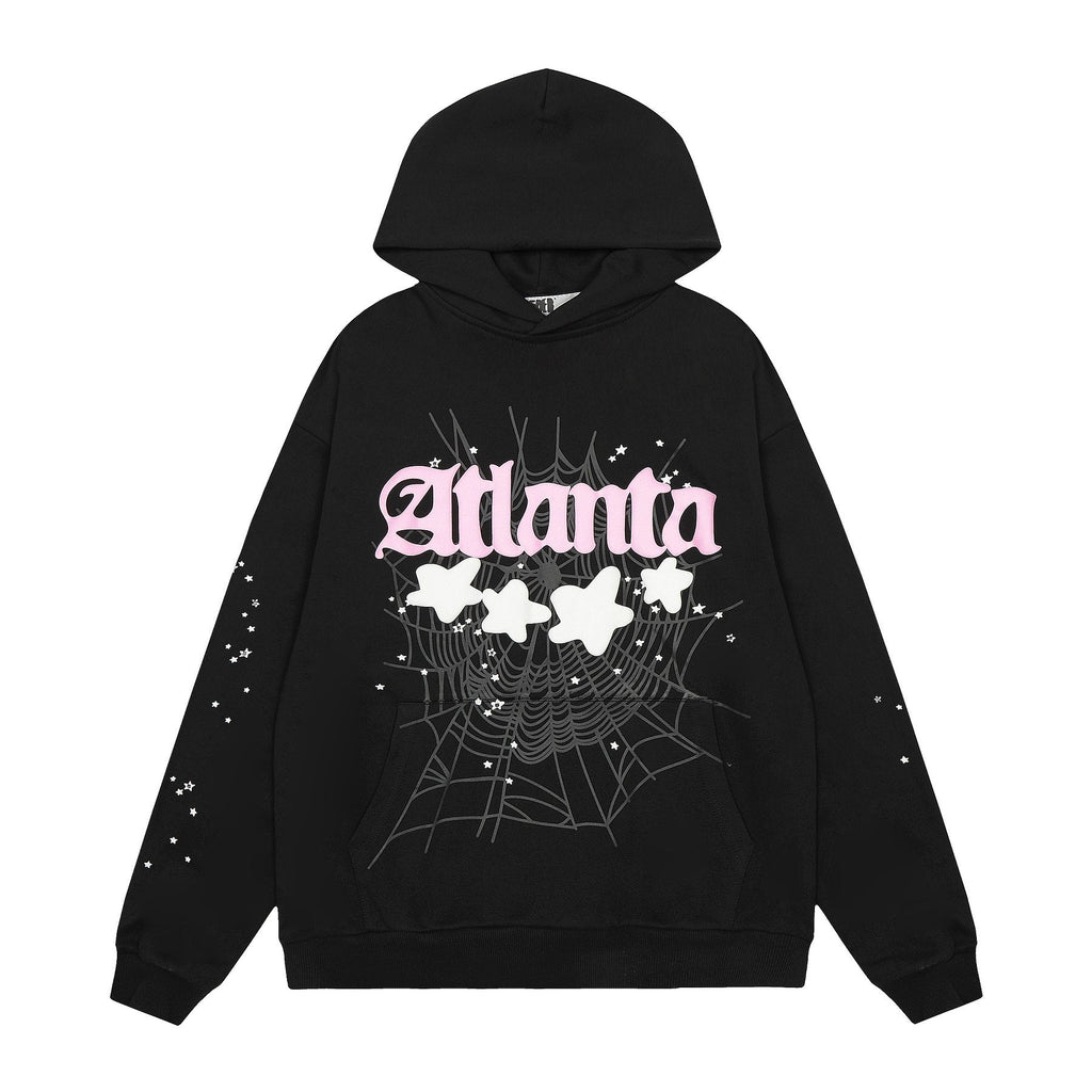 Sp5der Atlanta Spiderweb Graphic Hoodie — front