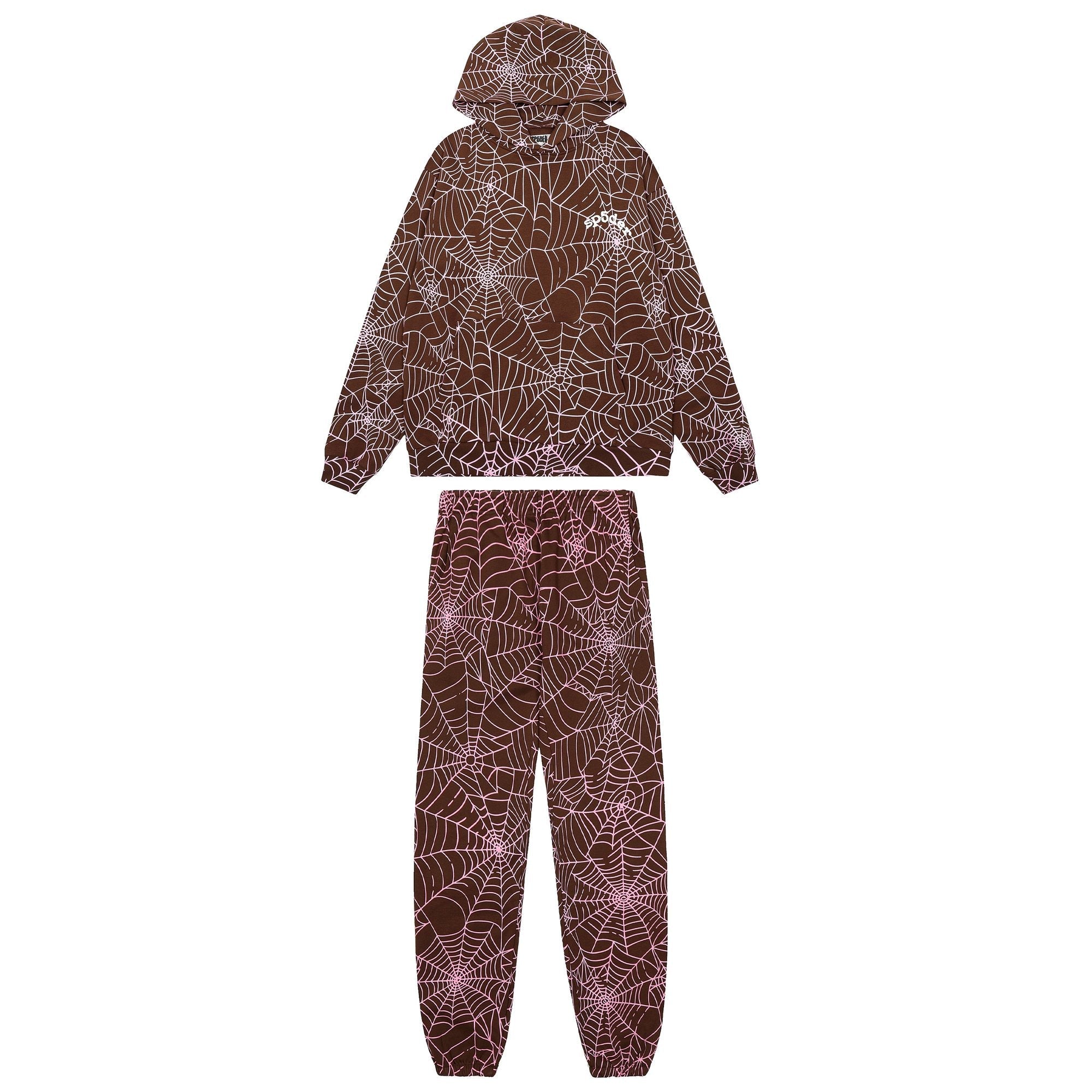 Sp5der Spider-Web Hoodie & Jogger Matching Set — hero