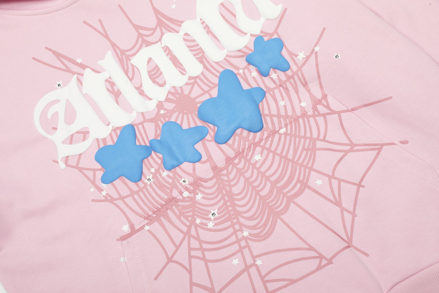 Sp5der Spiderweb Graphic Hoodie & Sweatpants Matching Set — detail