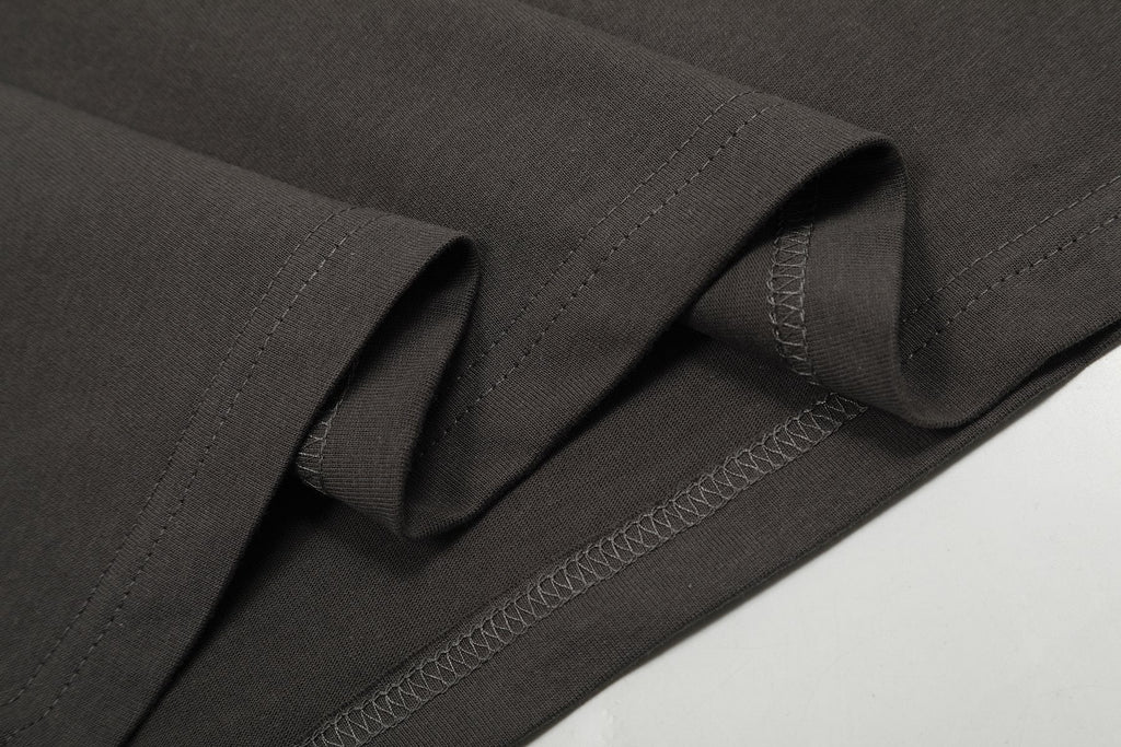 Sp5der Charcoal Front Graphic T-Shirt — detail