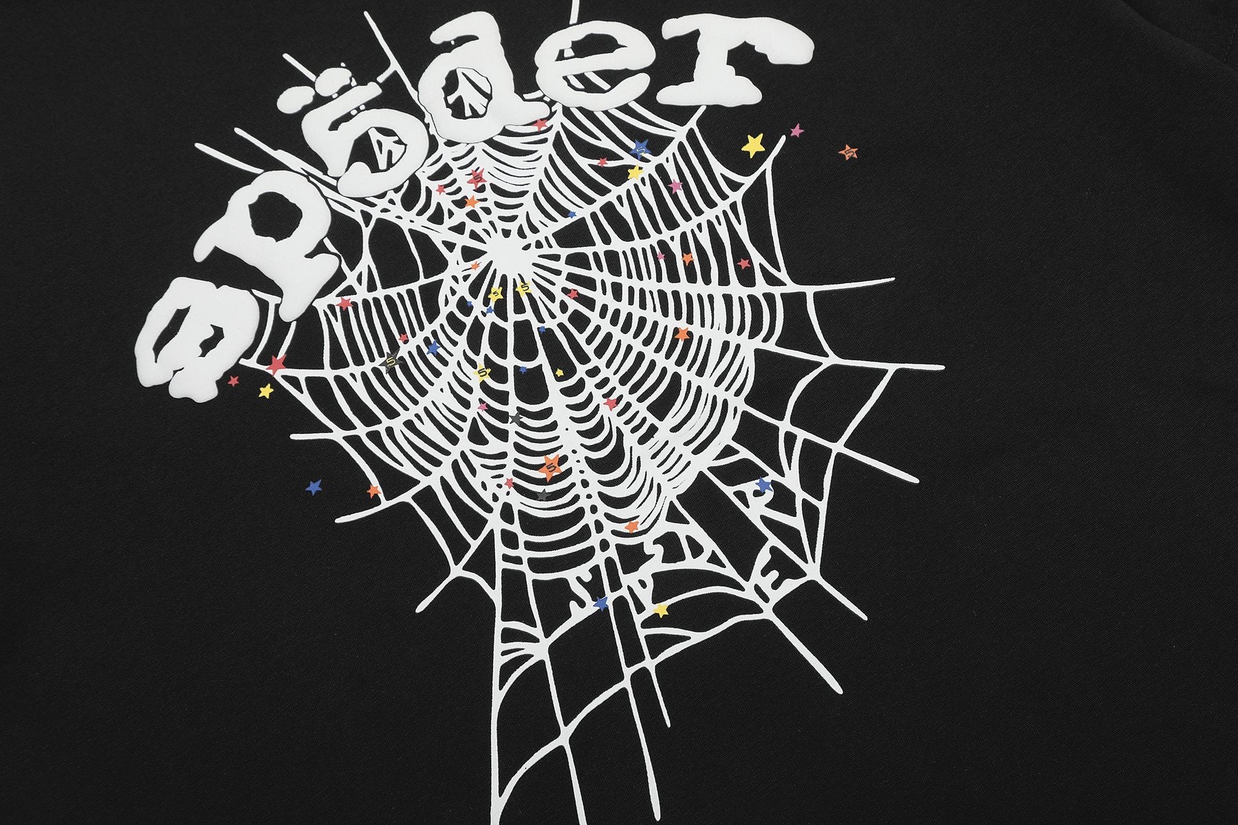 Sp5der Spiderweb Graphic Short-Sleeve T-Shirt — detail