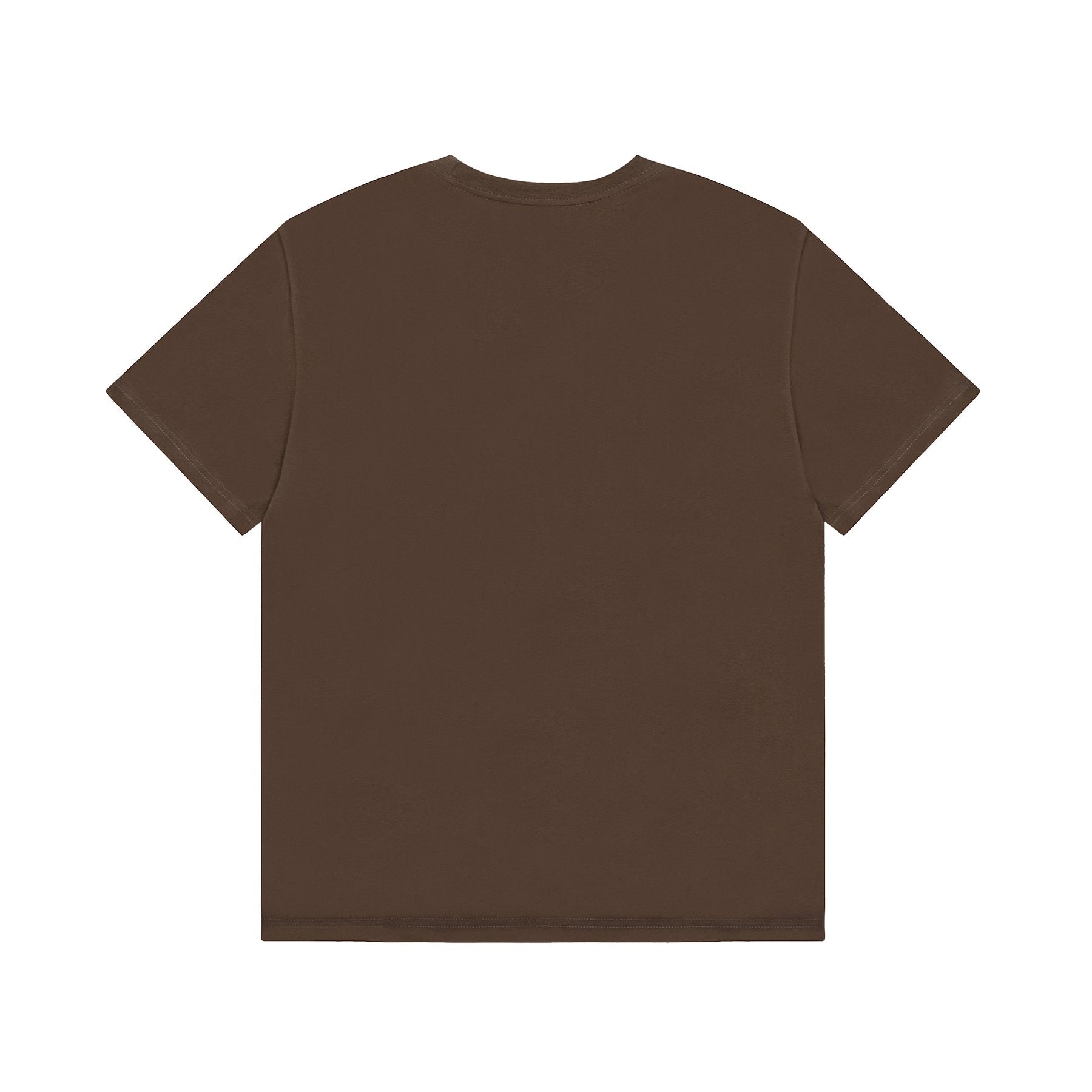 Sp5der Brown Graphic T-Shirt — back