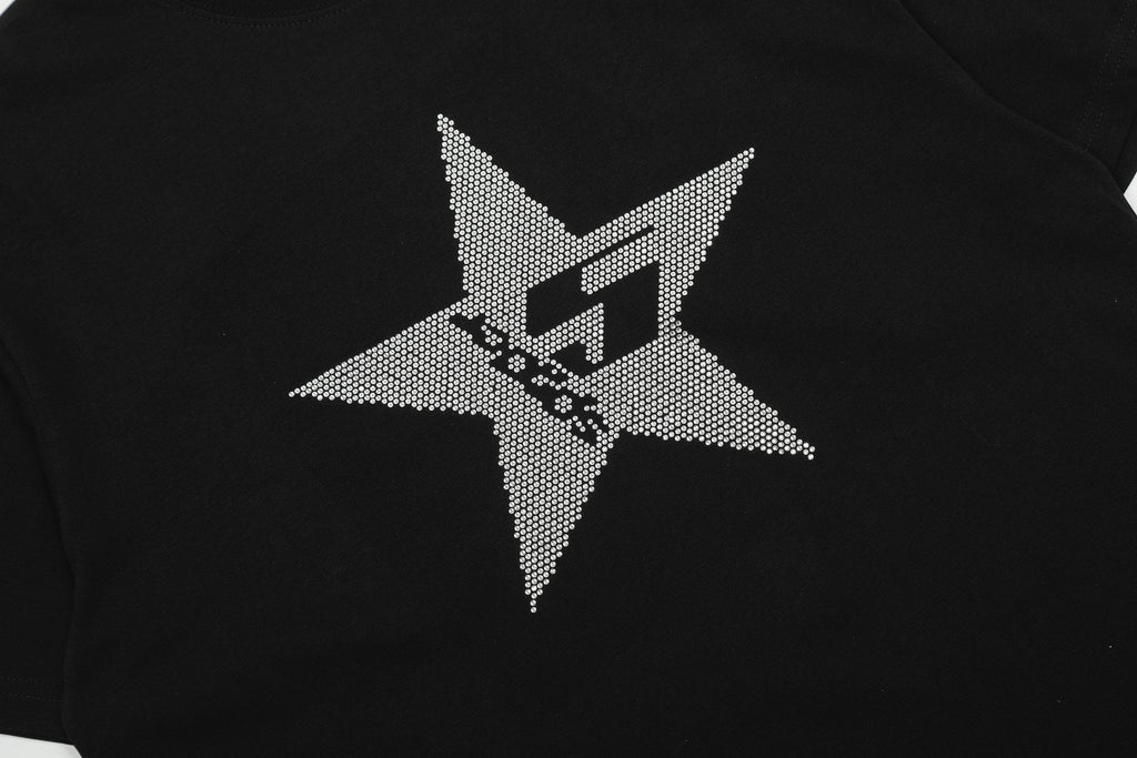 Sp5der Star Graphic T-Shirt — detail
