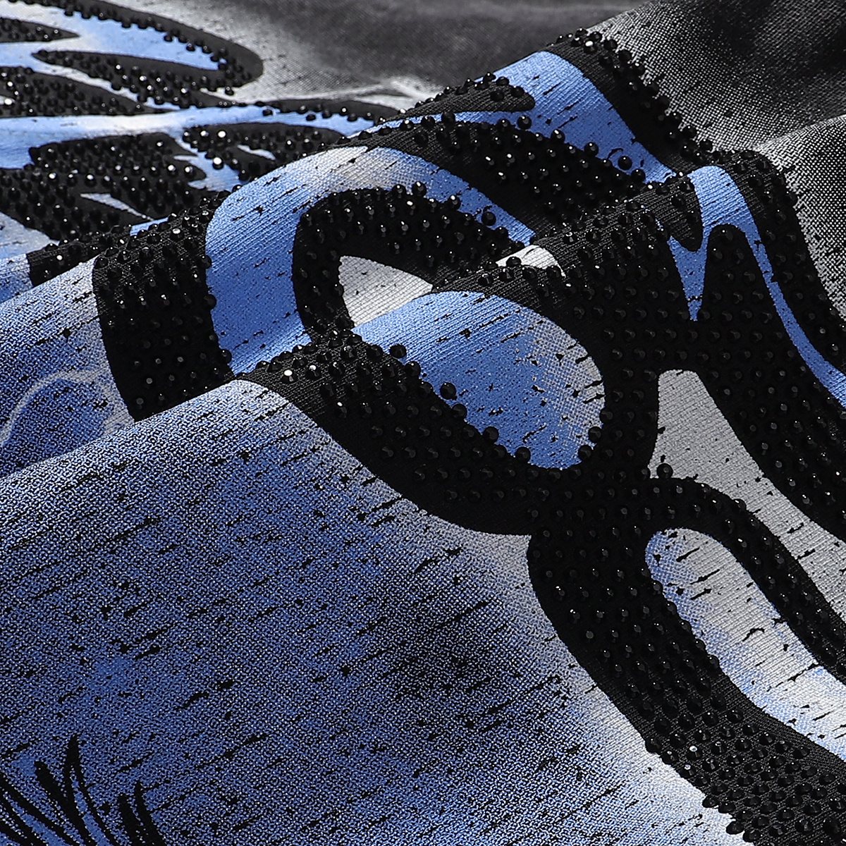 MAJESTIK Athlete Eagle Graphic T-Shirt — fabric_closeup