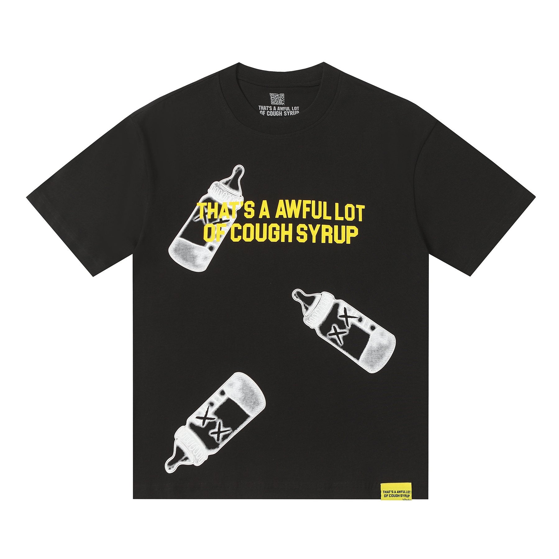 THAT'S A AWFUL LOT OF COUGH SYRUP Front & Back Graphic T-Shirt — hero
