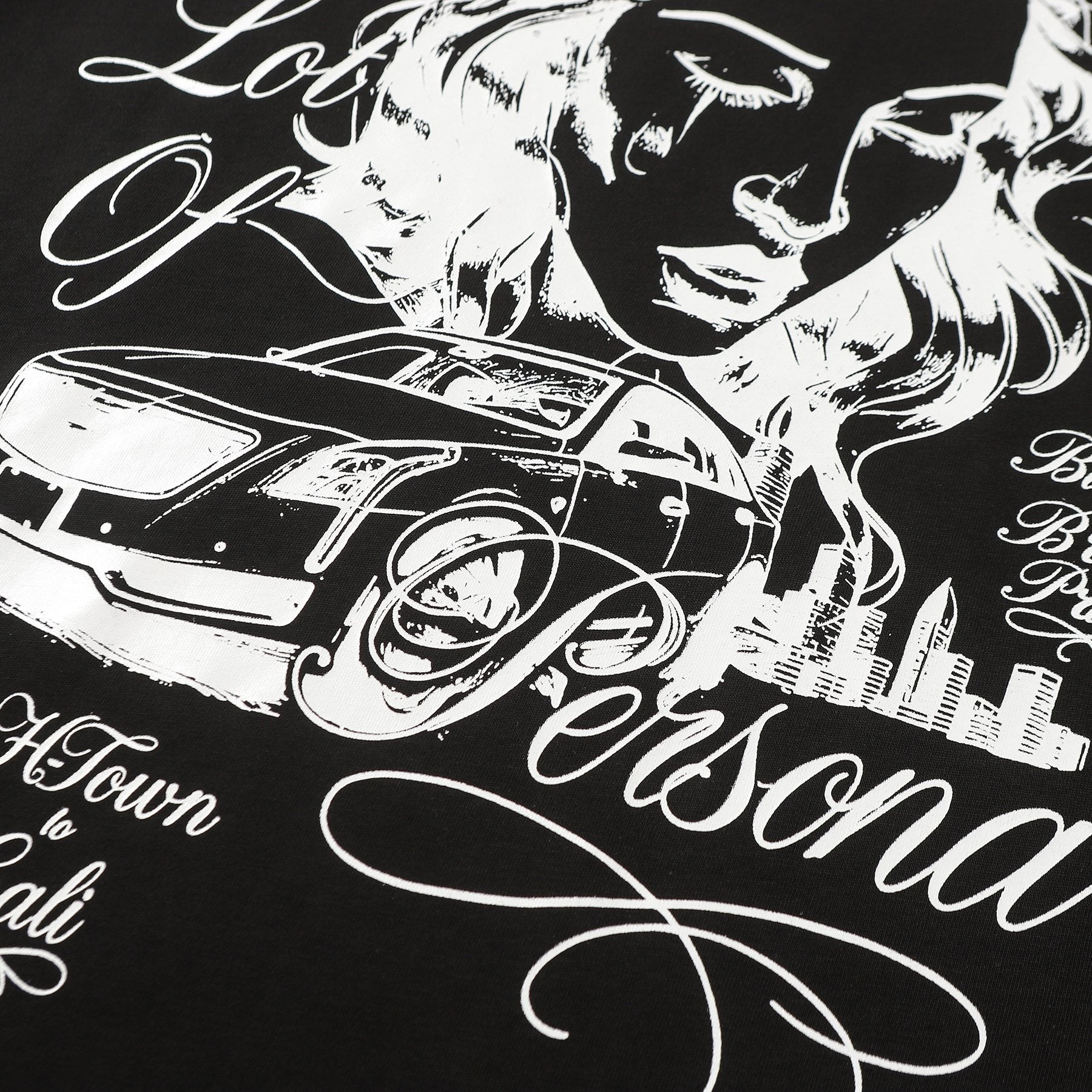 THAT'S A AWFUL LOT OF COUGH SYRUP Persona Graphic Short-Sleeve T-Shirt — detail
