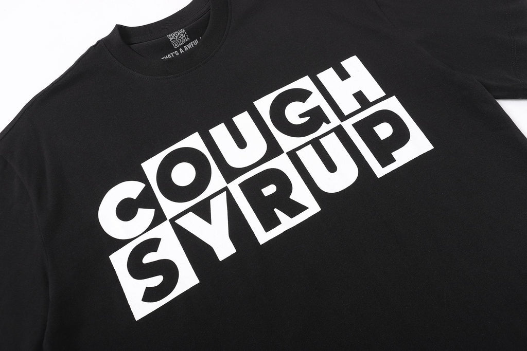 THAT'S A AWFUL LOT OF COUGH SYRUP Front & Back Graphic T-Shirt — detail
